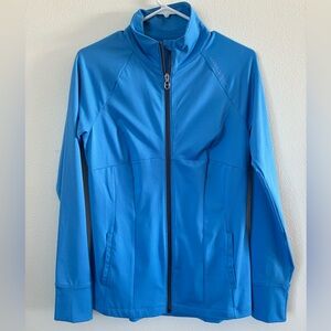 Under Armour women's All Season Gear semi-fitted full-zip jacket in blue